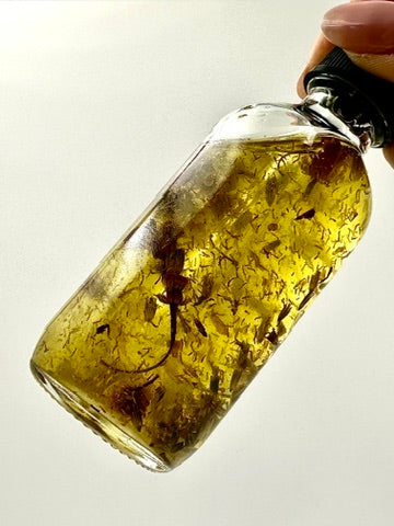 Lavender Chamomile Calming Body Oil | Natural Cold-Infused Sleep & Relaxation Skin Oil