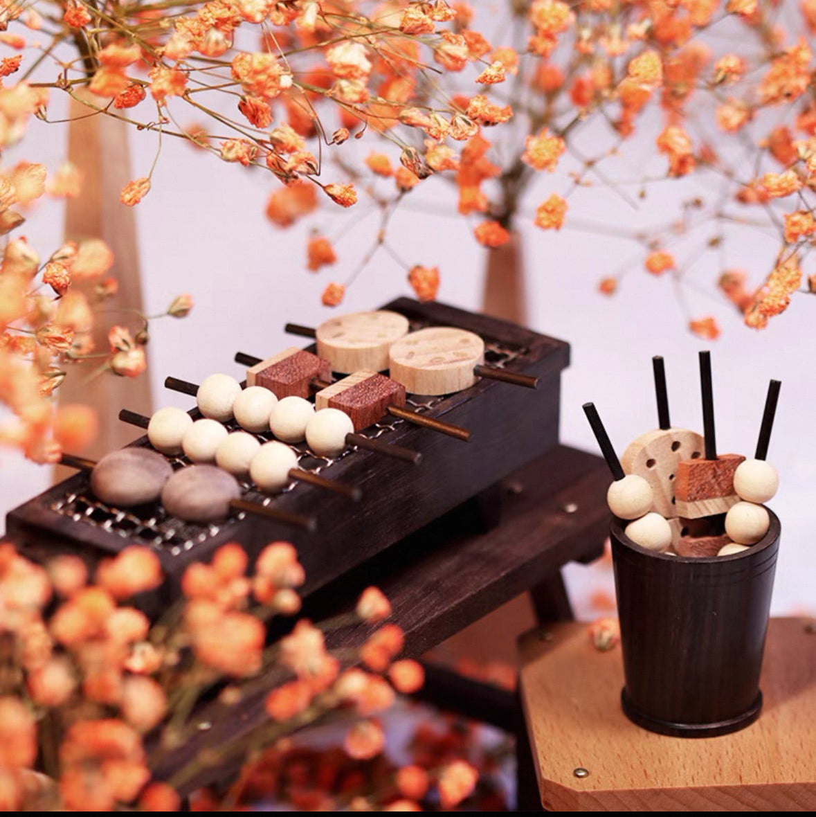 Mini Yakitori Essential Oil Diffuser Stone