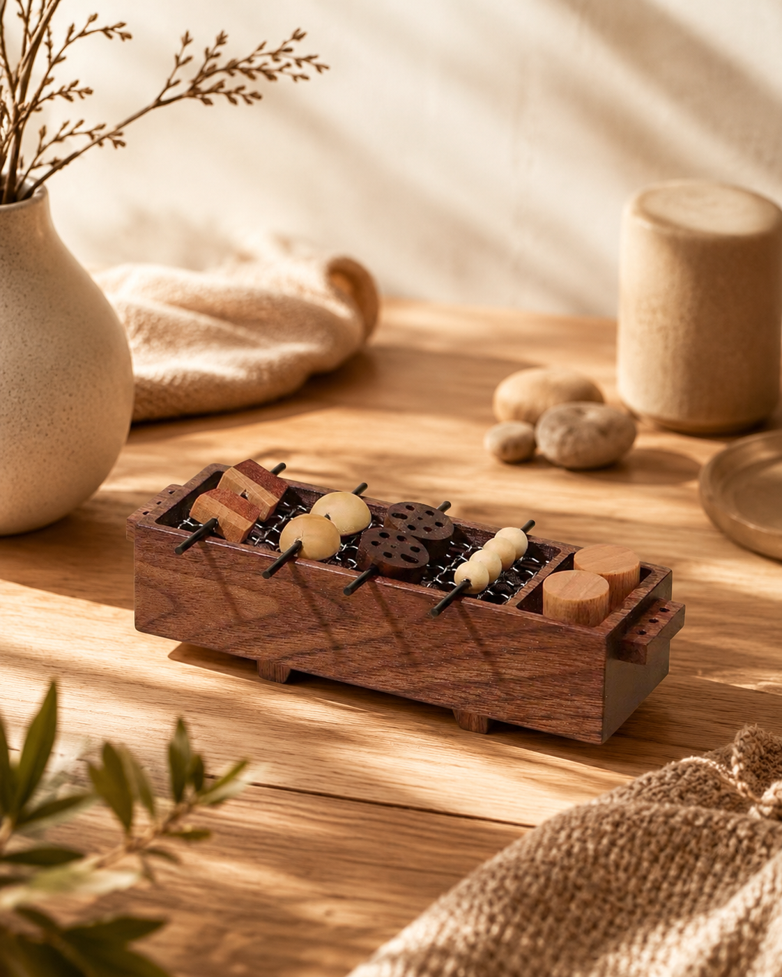 Mini Yakitori Essential Oil Diffuser Stone